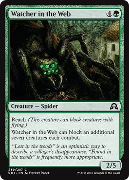 Watcher in the Web (Shadows Over Innistrad) Near Mint