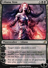 Liliana Vess (Lorwyn) Light Play