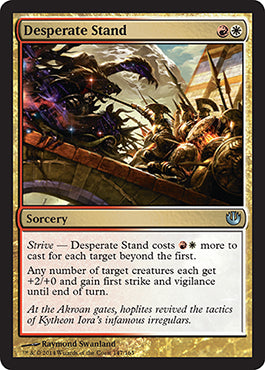 Desperate Stand (Journey into Nyx) Near Mint Foil