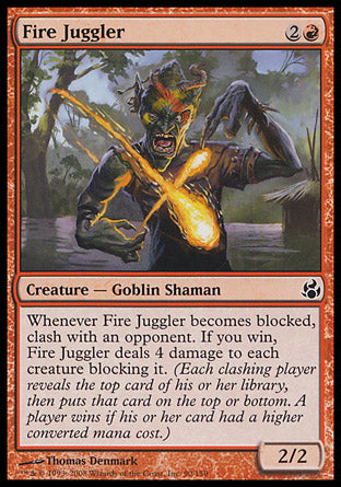 Fire Juggler (Morningtide) Light Play Foil