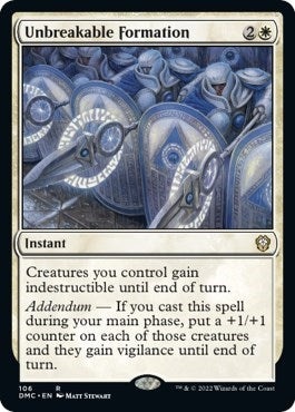 Unbreakable Formation (Commander: Dominaria United) Near Mint