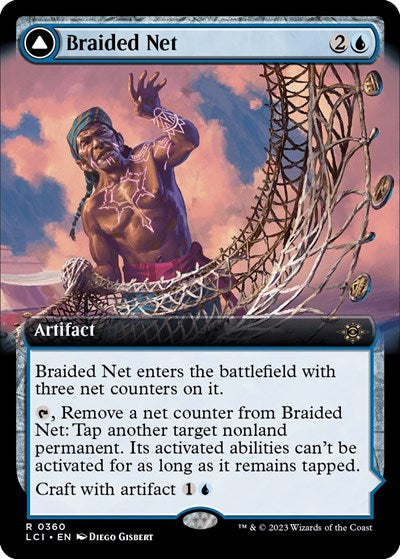 Braided Net (Extended Art) (The Lost Caverns of Ixalan) Near Mint