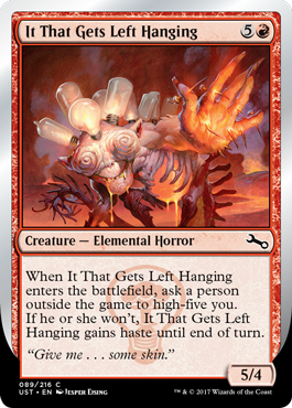 It That Gets Left Hanging (Unstable) Near Mint