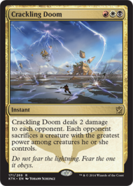 Crackling Doom (Khans of Tarkir) Near Mint