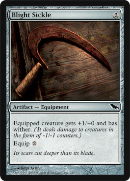 Blight Sickle (Shadowmoor) Near Mint Foil