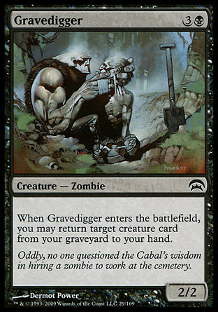 Gravedigger (Planechase) Near Mint