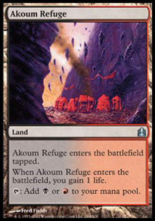 Akoum Refuge (Commander) Near Mint