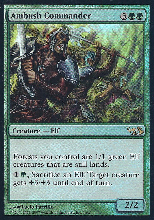 Ambush Commander (Duel Decks: Elves vs Goblins) Near Mint Foil