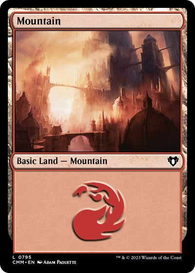 Mountain (0795) (Commander Masters) Near Mint