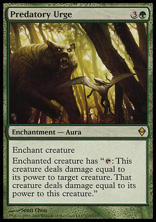 Predatory Urge (Zendikar) Near Mint