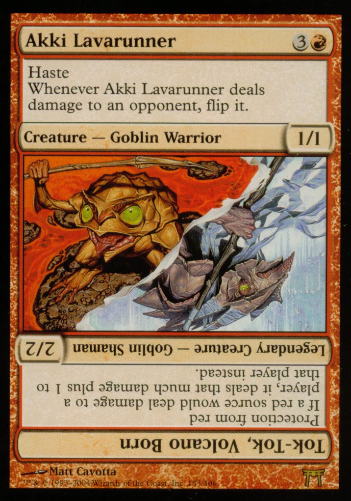 Akki Lavarunner (Champions of Kamigawa) Near Mint Foil