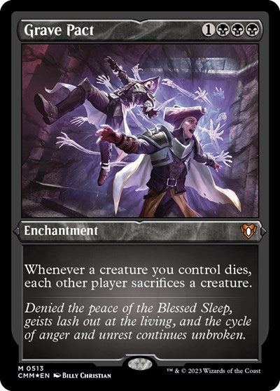 Grave Pact (Foil Etched) (Commander Masters) Near Mint