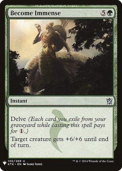 Become Immense (Mystery Booster) Near Mint
