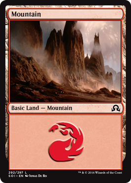 Mountain (292) (Shadows Over Innistrad) Near Mint