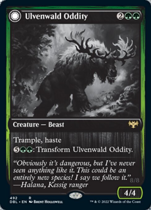 Ulvenwald Oddity / Ulvenwald Behemoth (Innistrad: Double Feature) Near Mint