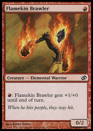 Flamekin Brawler (Duel Decks: Jace vs Chandra) Near Mint
