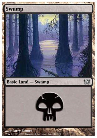 Swamp (342) (8th Edition) Near Mint Foil
