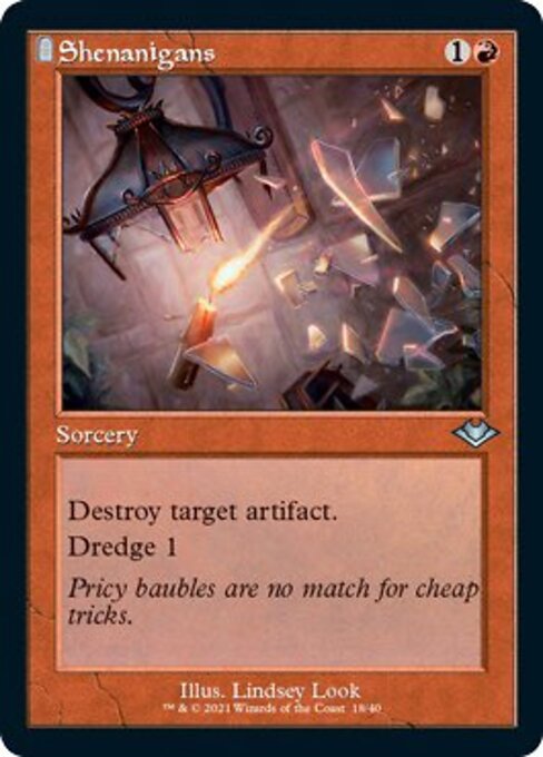 Shenanigans (Modern Horizons 1 Retro Frames) Near Mint Etched Foil