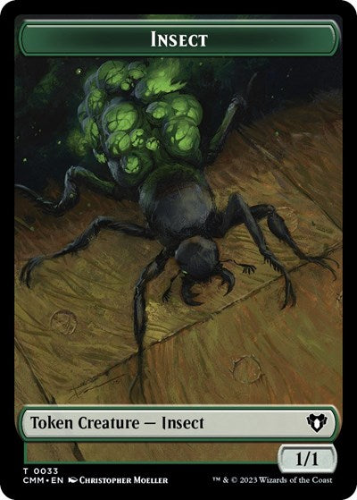 Insect Token (Commander Masters) Near Mint
