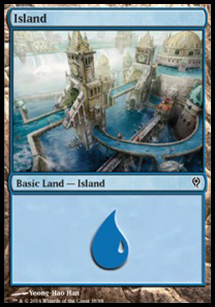 Island (38) (Duel Decks: Jace vs Vraska) Near Mint