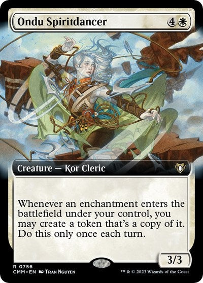 Ondu Spiritdancer (Extended Art) (Commander Masters) Near Mint
