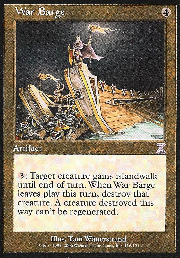 War Barge (Time Spiral Time Shifted) Near Mint Foil