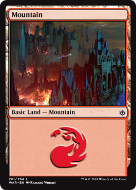 Mountain (261) (War of the Spark) Near Mint