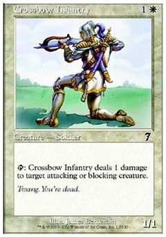 Crossbow Infantry (7th Edition) Near Mint Foil