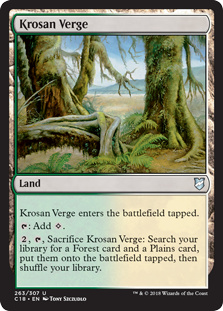 Krosan Verge (Commander 2018) Near Mint