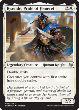 Kwende, Pride of Femeref (Dominaria) Near Mint