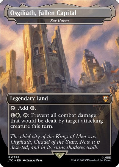 Osgiliath, Fallen Capital - Kor Haven (Surge Foil) (Commander: The Lord of the Rings: Tales of Middle-earth) Near Mint