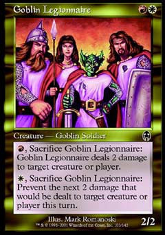 Goblin Legionnaire (Apocalypse) Near Mint