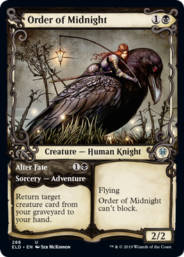 Order of Midnight (Showcase) (Throne of Eldraine) Near Mint Foil