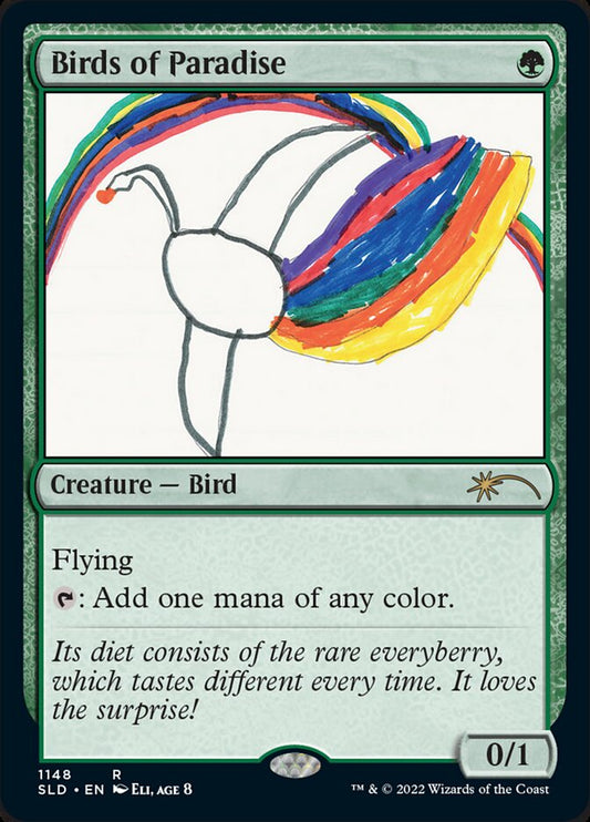 Birds of Paradise (1148) (Secret Lair) Light Play Foil