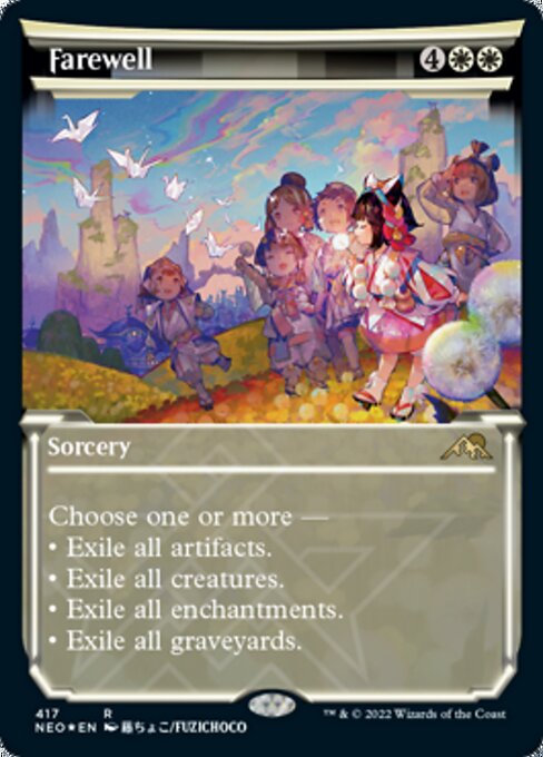 Farewell (Foil Etched) (Kamigawa: Neon Dynasty) Near Mint