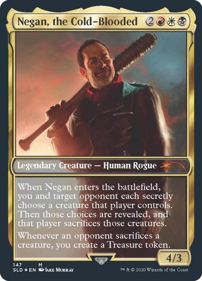 Negan the Cold-Blooded (Secret Lair) Near Mint