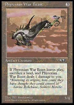 Phyrexian War Beast (2) (Alliances) Good