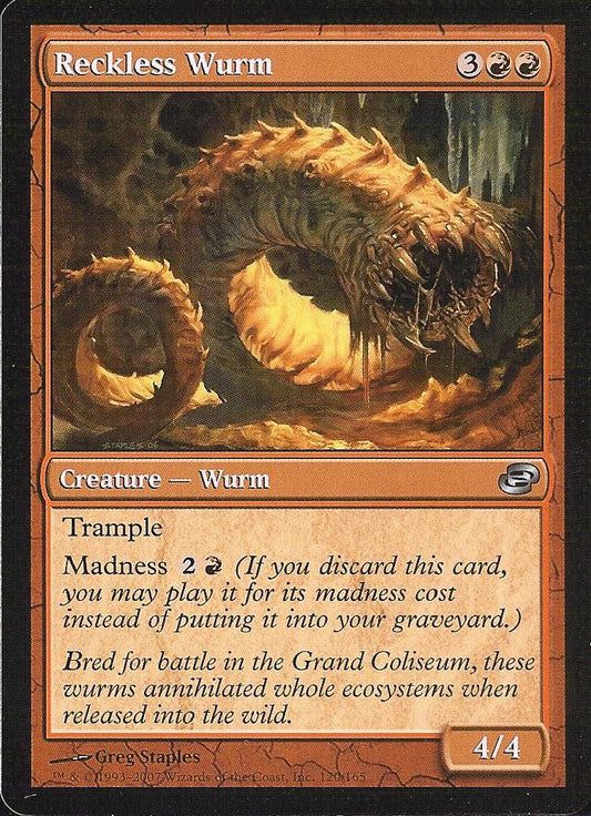 Reckless Wurm (Planar Chaos) Near Mint