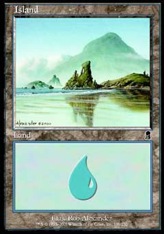 Island (338) (Odyssey) Near Mint Chinese