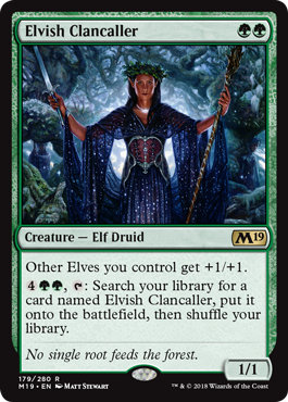 Elvish Clancaller (Magic 2019 Core Set) Near Mint