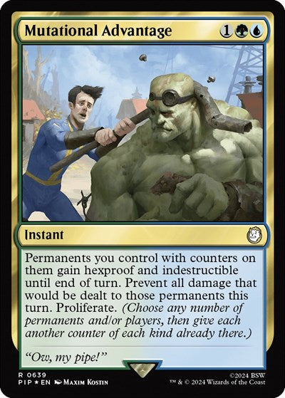 Mutational Advantage (Surge Foil) (Universes Beyond: Fallout) Near Mint