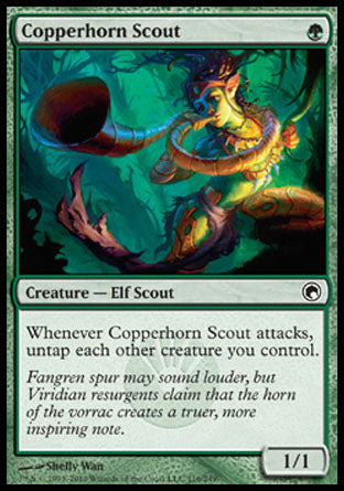 Copperhorn Scout (Scars of Mirrodin) Near Mint Japanese