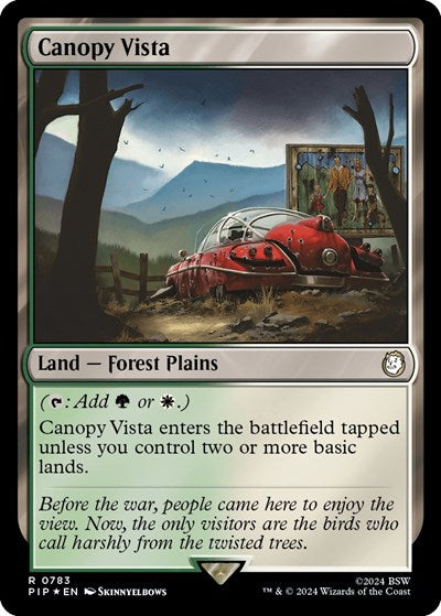 Canopy Vista (Surge Foil) (Universes Beyond: Fallout) Near Mint
