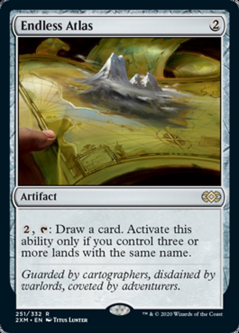 Endless Atlas (Double Masters) Near Mint Foil