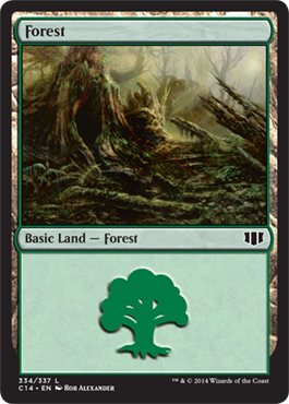 Forest (3) (Commander 2014 Edition) Near Mint