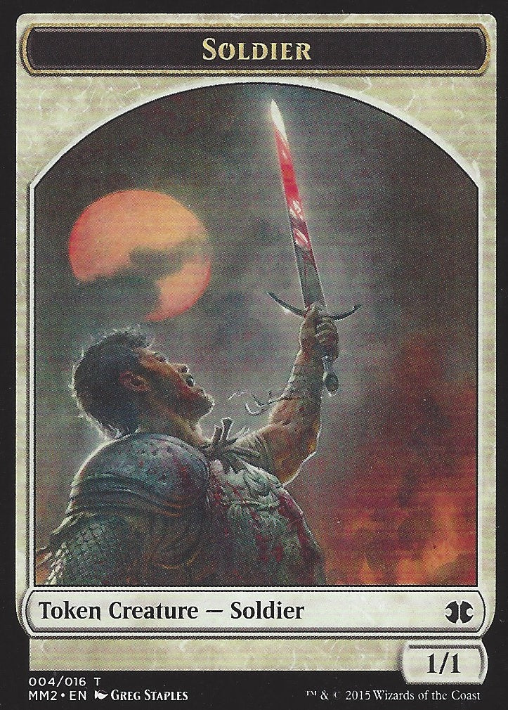 Soldier Token (Modern Masters 2015) Near Mint Foil