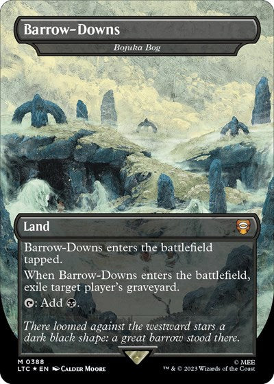 Barrow-Downs - Bojuka Bog (Surge Foil) (Commander: The Lord of the Rings: Tales of Middle-earth) Near Mint