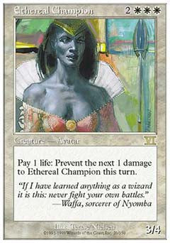 Ethereal Champion (Classic 6th Edition) Light Play