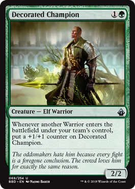 Decorated Champion (Battlebond) Near Mint Foil