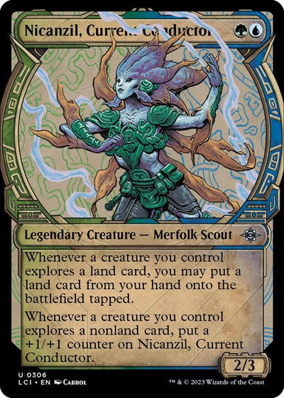 Nicanzil, Current Conductor (Showcase) (The Lost Caverns of Ixalan) Near Mint